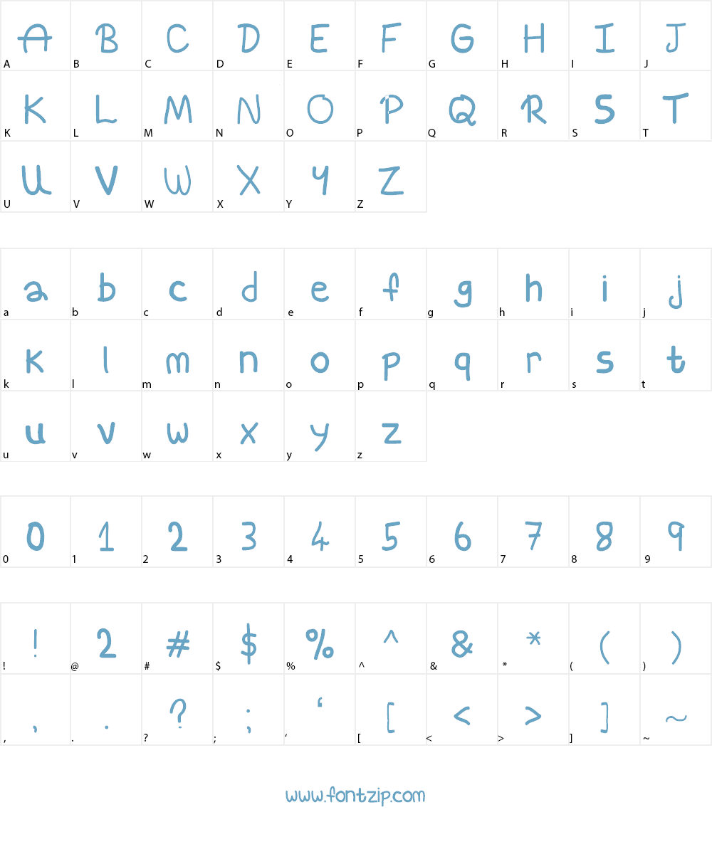 I Want You Font Character